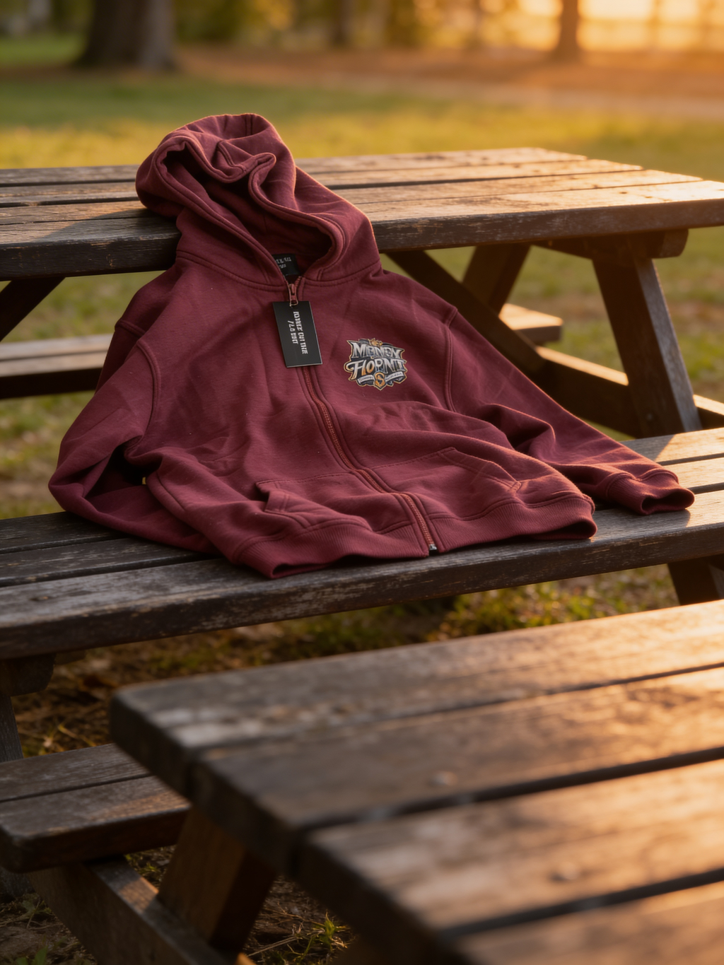 M.O.T.F Essential Zip -up Hoodie