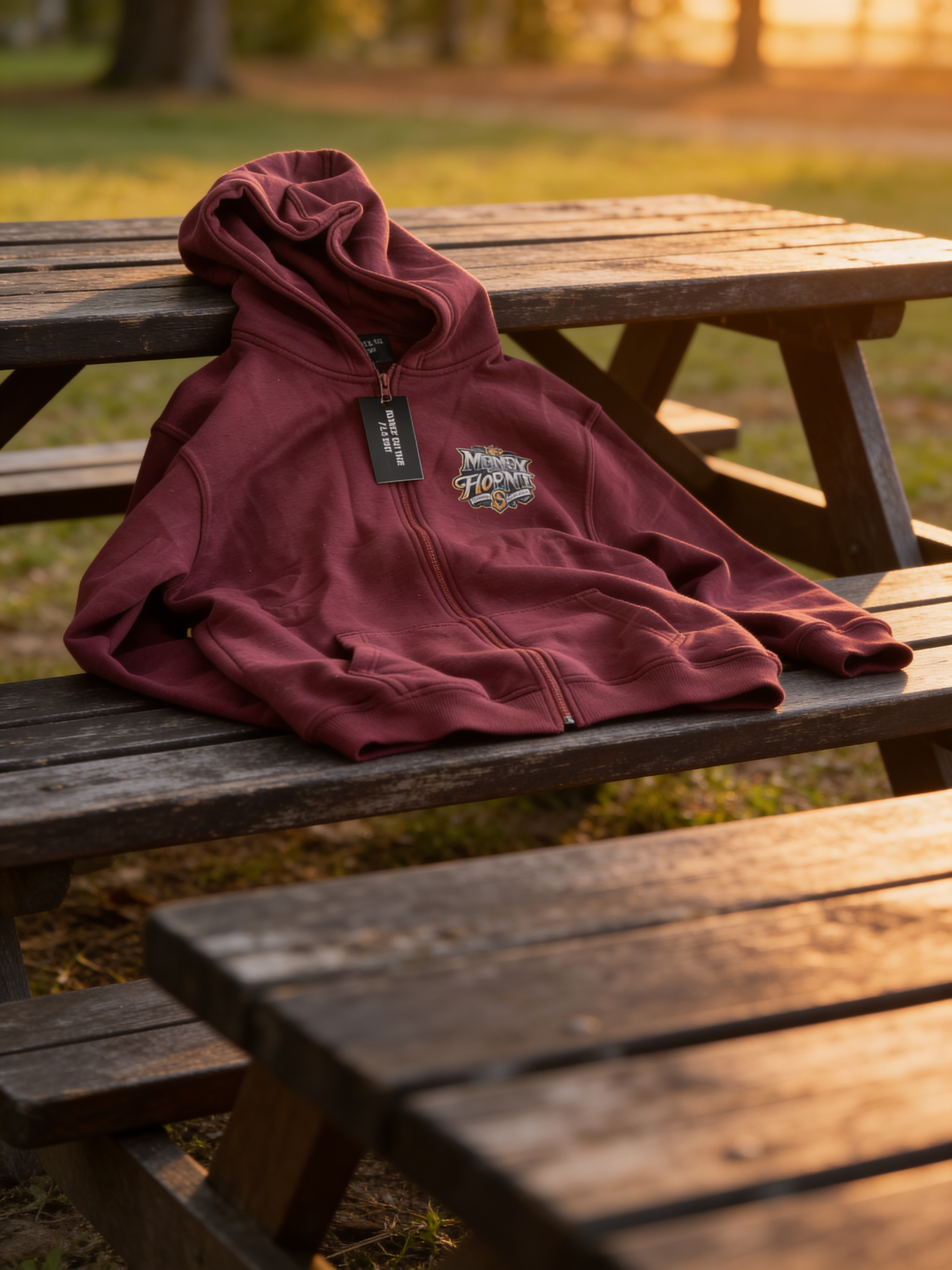 M.O.T.F Essential Zip -up Hoodie