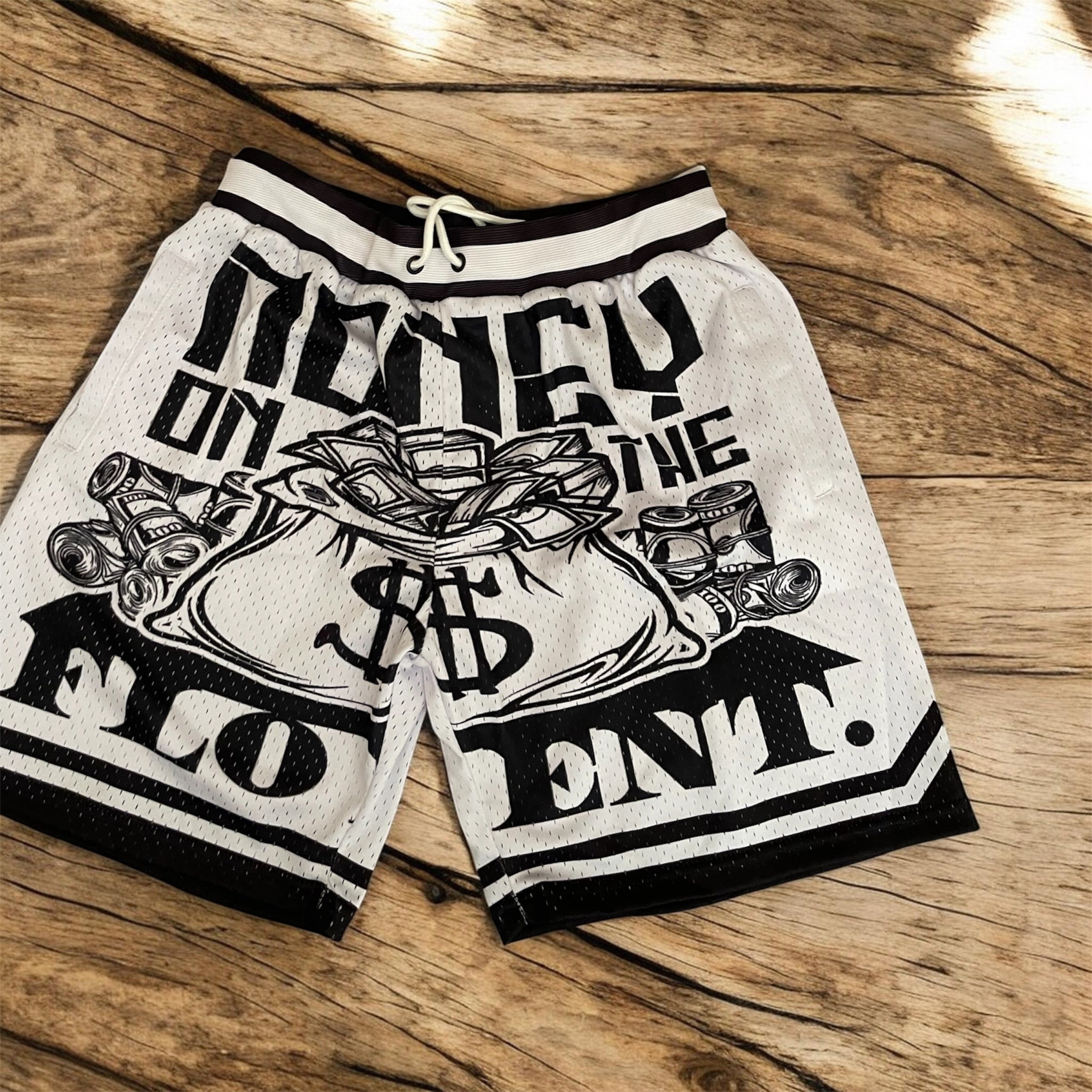 Money On The Flo Mesh Shorts